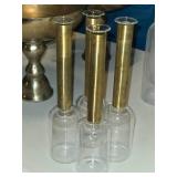 Lot of (4) Bud Vase - Zoya by Accent Décor 2 3/4" x 12 1/2"