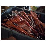 Lot of (20) Wood Clothes Hangers