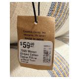 Creative Co-op Woven Striped Cotton Throw Pillows - Dual Tone Fringe (Lot of 3)