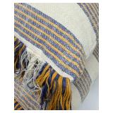 Creative Co-op Woven Striped Cotton Throw Pillows - Dual Tone Fringe (Lot of 3)