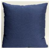 Navy Blue Throw Pillows - Fiberfill Pair
