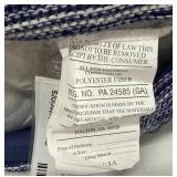 KAS Knit Throw Pillows 2-Pack Blue & White Stripe - Polyester Fill