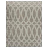 Villa Pillows - Geo Natural Linen Cover, 100% Cotton Lining (Lot of 2)