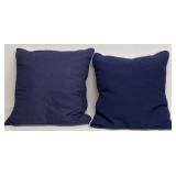 Villa Brand Home Navy Blue & Beige Throw Pillows - 2 Pack
