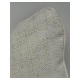 K&K Interiors Hydrangea Embroidered Pillow Set - 3 Decorative Cushions