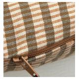 Creative Co-op Square Woven Cotton Plaid Pillow Pair - Made in India (Matches lot 224 & 226)