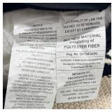 Ginza Interiors Cotton Knit Black & Cream Striped Throw Pillows Set of 2 with YKK Zippers