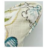 Beige Floral Throw Pillows 3-Pack