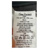 Creative Co-Op Black Cotton-Blend Lumbar Pillow (Lot of 2)