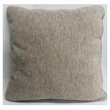 PAC Throw Pillows - 2-Pack Textured Beige Zippered Cushions