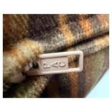 Sunbrella Cushions - 3-Piece Set Brown Stripe & Leaf Print