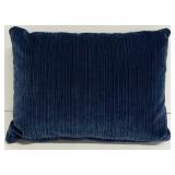 3-Piece Blue Decorative Throw Pillow Set in various patterns