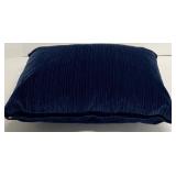 3-Piece Blue Decorative Throw Pillow Set in various patterns
