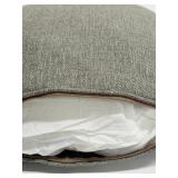 CELERIE 3-Pack Throw Pillows - Gray/Patterned with Tassels