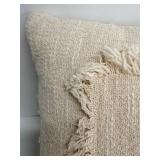 Creative Co-op Love Embroidered Cotton Pillows -Set of 3 Decorative Pillows