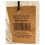 Creative Co-op Love Embroidered Cotton Pillows -Set of 3 Decorative Pillows