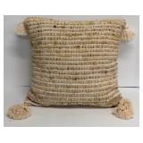 Creative Co-op Love Embroidered Cotton Pillows -Set of 3 Decorative Pillows