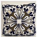 Scott Living, A&B Home Group Inc & Pacific Coast Throw Pillows - 3 Pillow Set - Navy & Cream & Patterned