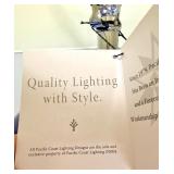 Pacific Coast Lighting Blue Urn Table Lamps (Lot of 2)