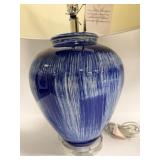 Pacific Coast Lighting Blue Urn Table Lamps (Lot of 2)