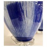 Pacific Coast Lighting Blue Urn Table Lamps (Lot of 2)