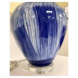 Pacific Coast Lighting Blue Urn Table Lamps (Lot of 2)