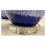 Pacific Coast Lighting Blue Urn Table Lamps (Lot of 2)