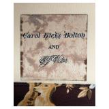 Carol Hicks Bolton Armchair - Vintage Floral Horse Print Upholstery (Matches lot 5)