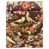 Carol Hicks Bolton Armchair - Vintage Floral Horse Print Upholstery (Matches lot 5)