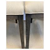 Classic Concepts INC - Pair of Oval-Back Upholstered Chairs