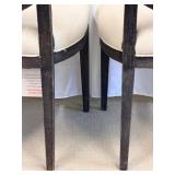 Classic Concepts INC - Pair of Oval-Back Upholstered Chairs