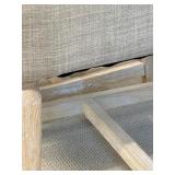 Pair of Beige Upholstered Chairs with Nailhead Trim Imported by JGW Furniture (Matches lot 12)