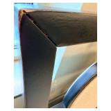 Pair of Wellhouse International CO.,LTD Black Wood Dining Chairs with Round Upholstered Backs & Cream Seats (Matches Lot 14 & 16)