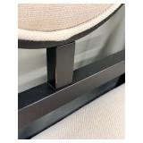 Pair of Wellhouse International CO.,LTD Black Wood Dining Chairs with Round Upholstered Backs & Cream Seats (Matches Lot 14 & 15)