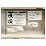 Crestview Collection Distressed Gray Wood End Table / Nightstand