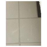 Curate Century Bar Cart in Blue with Mirror Glass Shelfs