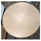 Legacy Classic Furniture Round Dining Table with Pedestal Base & Leaf