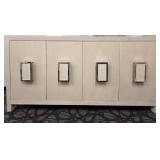 Elk Home White 4-Drawer Console Cabinet with Shelf