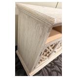 Rustic Whitewashed Console Cabinet - Imported by ELK GROUP INTERNATIONAL