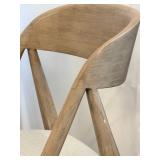 Danish Oak Dining Chairs - Pair, Mid-Century Modern (Matches Lot 25)