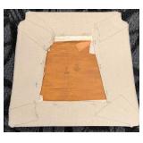 Antique Secretary Desk with Drop-Front Writing Surface, Turned Legs and Accompanying Chair