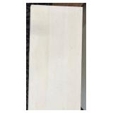 Dresser - White Textured 4-Drawer with Brass Handles & Gold Legs