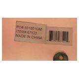 End Table - Chrome & Glass 2-Tier with Casters