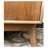 Oak Sideboard Cabinet - Mid-Century Modern - 3 Drawers & 2 Doors