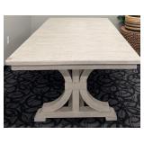 Legacy Classic Dining Table - Light Wood Pedestal Base with 2 Additional Leaves NIB