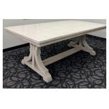 Legacy Classic Dining Table - Light Wood Pedestal Base with 2 Additional Leaves NIB