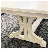 Legacy Classic Dining Table - Light Wood Pedestal Base with 2 Additional Leaves NIB