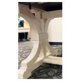 Legacy Classic Dining Table - Light Wood Pedestal Base with 2 Additional Leaves NIB