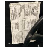 Elk Home Blue Upholstered Swivel Accent Armchair with Brass Nailhead Trim (Matches Lot 38)