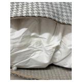 Sam Moore Armchair - Houndstooth Upholstery & Taupe Frame & Nailhead Trim